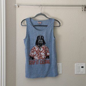 Hawaiian Darth Vadar Muscle Tee